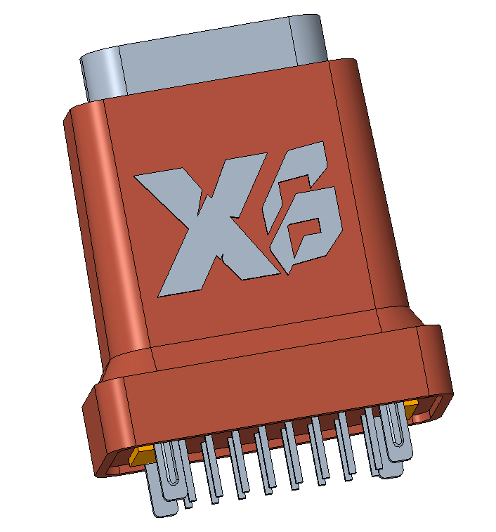 XB-TYPE C 16P-7 XB 패치 방수 TYPE C 콘센트 높이 15mm TYPE C 커넥터 16P 방수 16P DIP H=15.0